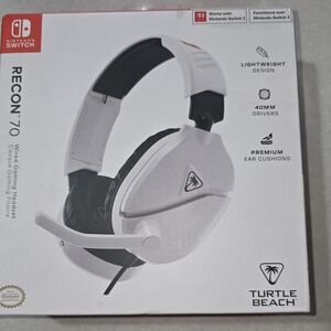 Turtle Beach Recon 70 White Gaming Headset